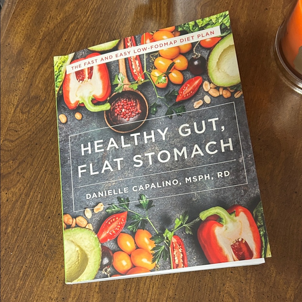 Low-FODMAP Diet Plan Cookbook with Colorful Cover